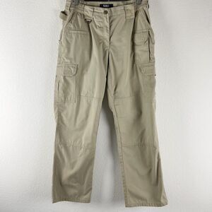 5.11 Tactical Cargo Pants Womens 12 Beige Chino Ripstop Utility Workwear Outdoor